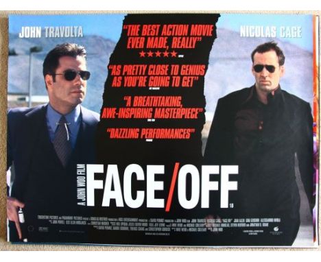 Seventy plus Original excellent rolled condition British Cinema Quads (30 x 40 inch) including Face/off, High Fidelity, The B
