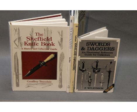 Four books to include The Sheffield Knife Book - a history and collectors guide by Geoffrey Tweedale.