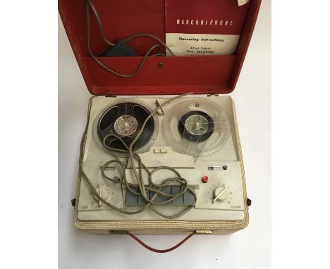 A Marconiphone reel-to-reel four track tape recorder, model 4200 