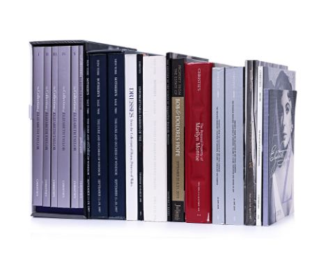 AUCTION CATALOGUES - ELIZABETH TAYLOR, WINDSORS, ETC
INCLUDING:
The Estate of Jacqueline Kennedy Onassis, Sotheby's, April 23