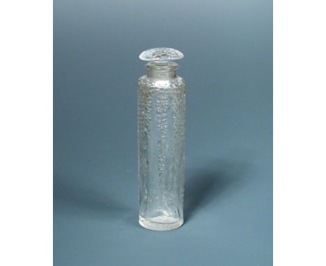 Forvil Chypre, an R. Lalique glass perfume bottle, moulded R. Lalique mark and etched number 455 9.50cm (4in)  