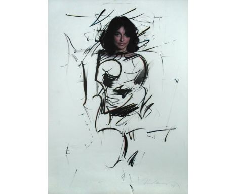 Mel Ramos (American, b.1935) "I still get a thrill when I see Bill" signed lower right "Mel Ramos '79" lithograph 70 x 51cm (