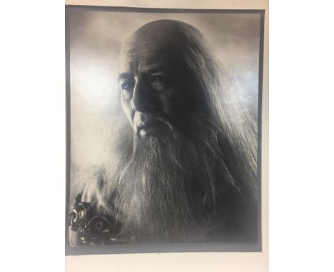 § Angus McBean (British, 1904-1990) Paul Rogers as "King Lear" at the Old Vic signed lower left within the print "Angus McBea