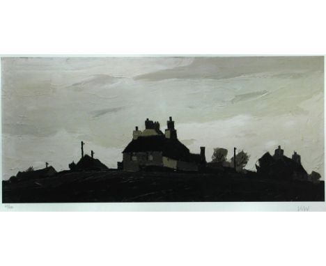 § Sir Kyffin Williams, OBE, RA, RCA (Welsh, 1918-2006) Penygraigwen signed lower right with initials "KW" and numbered 27/100