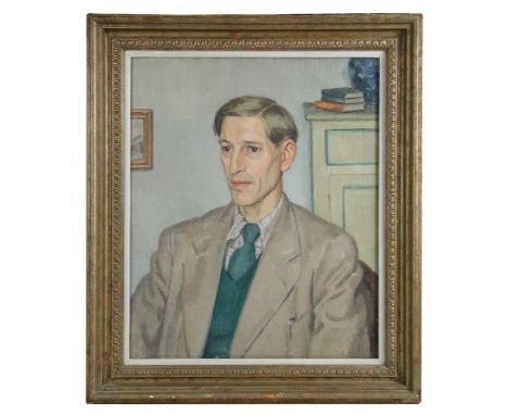 § Clifford Hall, RBA, ROI (British, 1904-1973) Portrait of Reginald Reynolds (1905-1958), 1943, oil on canvas 56 x 46cm (22 x