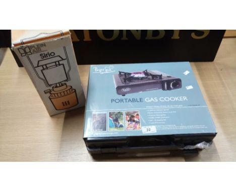 PORTABLE GAS COOKER & PORTABLE LAMP