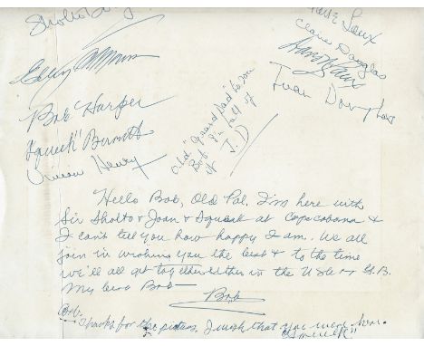 SALINGER J. D.: (1919-2010) American Author of The Catcher in the Rye (1951). A rare vintage 9 x 7 souvenir photograph, loose
