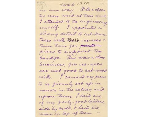 TWAIN MARK: (1835-1910) American Writer. Born Samuel Langhorne Clemens, Mark Twain being his pen name, and best known for his