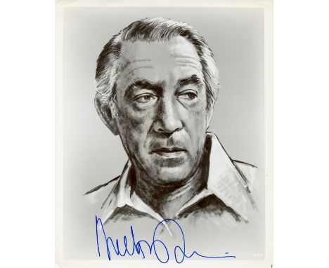 CINEMA: A good selection of signed 8 x 10 photographs, by various actors, including Anthony Quinn (1915-2001) scarce signed p