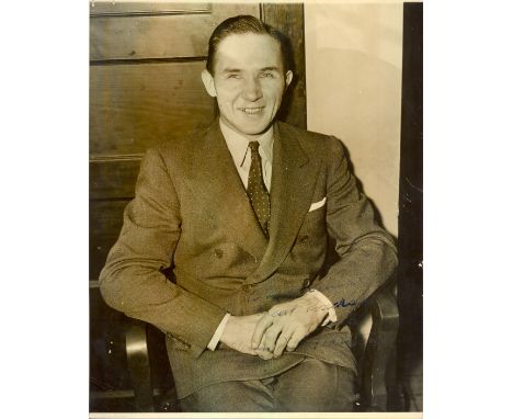 Inscribed to his Counsel  HAUPTMANN RICHARD: (1899-1936) German-born Carpenter and Criminal who was convicted of the abductio