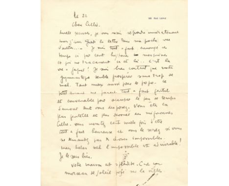 But alas, only the impossible is admirable! I know that well.   CELINE LOUIS FERDINAND: (1894-1961) French Novelist. Known as