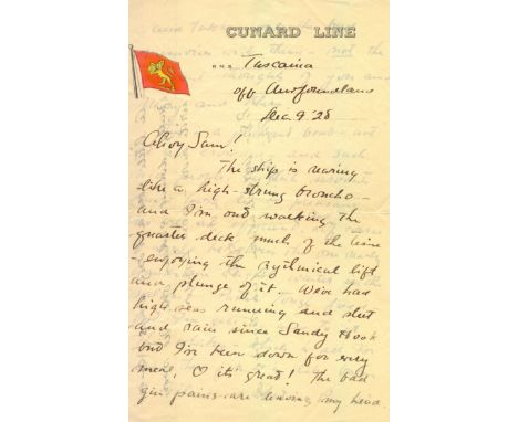 'Melville makes fine reading on this trip' CRANE HART: (1899-1932) American Poet, one of the most influential modernist poets