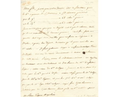 NAPOLEON I: (1769-1821) Emperor of France 1804-14, 1815. A very fine L.S., Napol (a good example of the Emperor's more comple