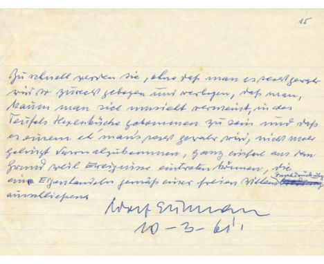 `..events occur, and exclude own free will acting´ EICHMANN ADOLF: (1906-1962) German Nazi SS-Obersturmbannfuhrer of World Wa