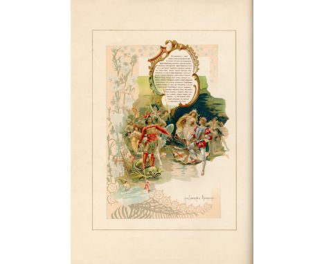 [NICHOLAS II CORONATION PROGRAMME]: A rare and very attractive large 12 x 17 luxury programme for the performances held in th