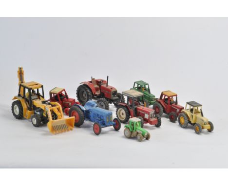 Tractor group including Crescent, Ertl etc. Fair to Good. (9)