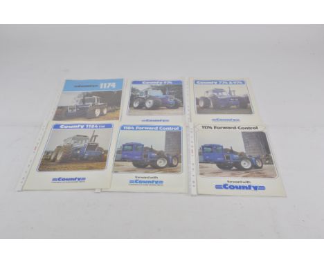 More County Tractor Literature including Ford 1184 Forward control. (6)