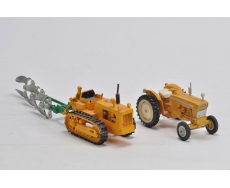 Martyns Farm Models Track Marshall 55 Crawler Tractor with Britains Plough plus Industrial Britains Ford 5000 (Conversion). G