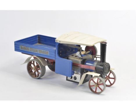 Large Scale Mamod Steam Wagon in Blue. Untested but appears Very Good. 