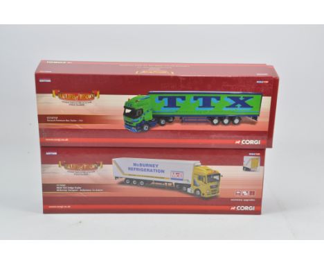 A duo of Corgi 1/50 scale Commercial Trucks including TTX and McBurney. Mint in Excellent Boxes. (2)