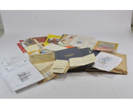 Large assortment of tractor and farming literature including manuals and brochures. Interesting group. (qty)