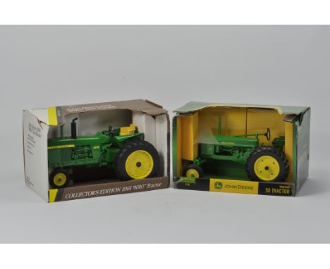 Pair of Ertl 1/16 Tractor Models including John Deere 4010 and JD50. Both Mint in Excellent Boxes. (2)