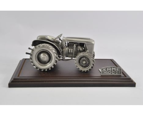 Rare Country Artists 1/16 Scale Pewter Effect SAME 360C DT Tractor. Dealer Model. Limited Edition of 300 but only 50 were pro