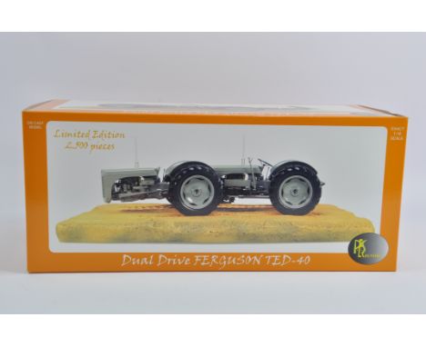 Universal Hobbies 1/16 Scale Limited Edition Dual Drive Ferguson Doe Tractor. Complete with Plinth etc. Mint in Excellent Box