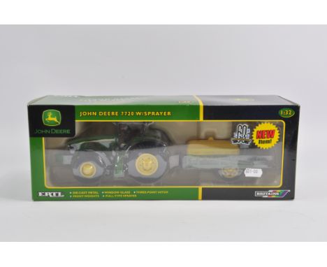 Britains 1/32 Scale John Deere 7720 Tractor with Sprayer Set. Rare. Mint in Excellent Box.