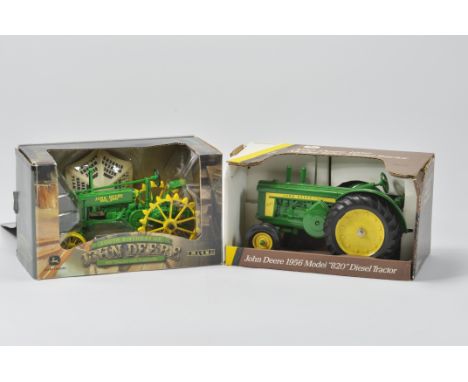 Ertl 1/16 Tractor Models x 2. John Deere BW and John Deere 820. Both Excellent to Near Mint in Very Good Boxes. (2)