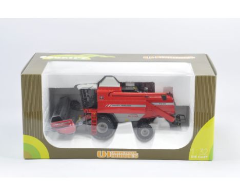 Universal Hobbies 1/32 Scale Massey Ferguson 7245 Combine Harvester. Mint in Excellent Box. 