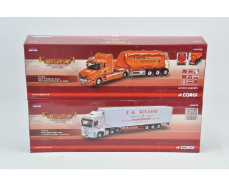 A duo of Corgi 1/50 scale Commercial Trucks including AMC Cement and JA Killoh. Mint in Excellent Boxes. (2)