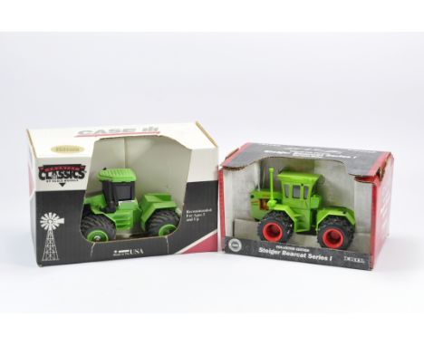 Pair of 1/32 Tractor Models including Steiger Bearcat Series I from Ertl plus Scale Models Steiger CP1400. Both Near Mint to 