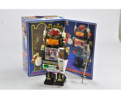 Star Roto Robot. Made in Taiwan. Untested but displays well. Very Good in Good Box.