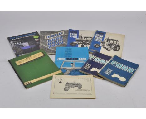 Interesting group of Farm and Tractor Literature to include Ford Manuals, Brochures and One Sales brochure of the OTA Tractor