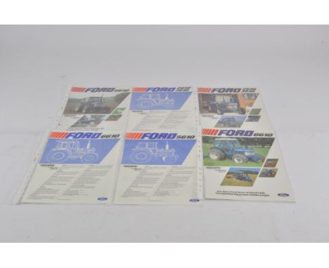 Further Ford Tractor literature to include 10 series models. (6)