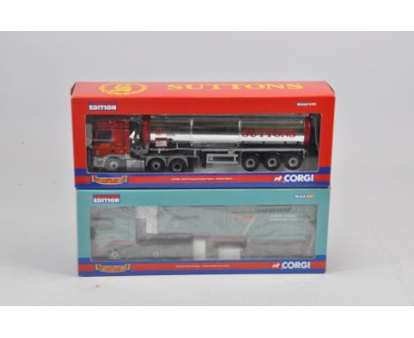 A duo of Corgi 1/50 scale Commercial Trucks including Suttons Tanker and Cooper Buckley Tipper. Mint in Excellent Boxes. (2)