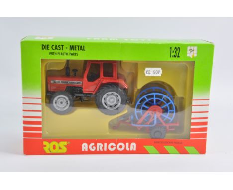 ROS 1/32 Scale Massey Ferguson 1014 Tractor and Implement Set. Mint in Excellent Box. 