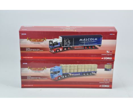 A duo of Corgi 1/50 scale Commercial Trucks including Malcolm Logistics and George Anderson and Son. Mint in Excellent Boxes.