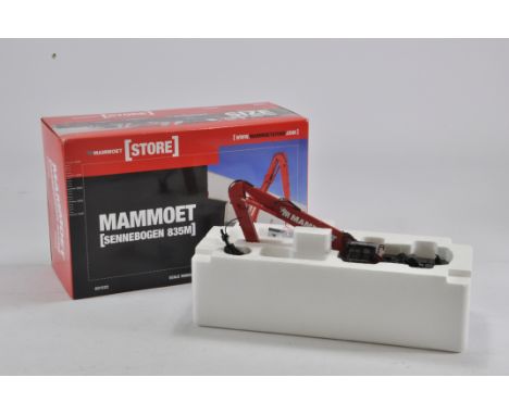 NZG 1/50 Scale Mammoet Sennebogen 835M Material Handler. Mint in Excellent box. 