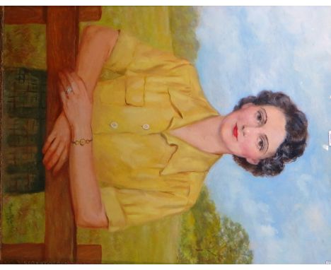 Thomas Porter Miller, (20th century), Portrait of a lady, oil on canvas, signed and dated 1954, 75cm x 57cm. DDS