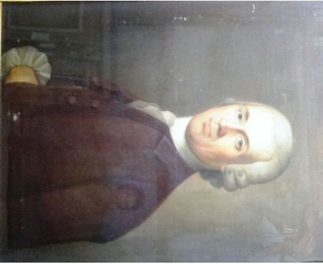 English (late 18th century) Portrait of John Holmden, oil on canvas, 70cm x 55.5cm.