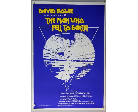 The Man Who Fell To Earth - One Sheet film poster, starring David Bowie, rolled, 27 x 40 inches.   