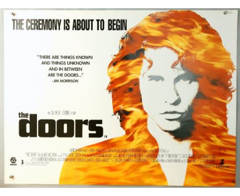 The Doors (1991) British Quad film poster, directed by Oliver Stone, Carolco, rolled, 30 x 40 inches.   