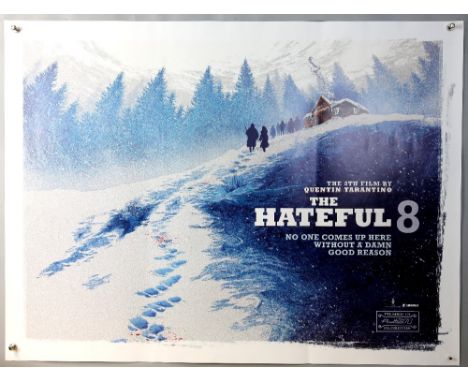 9 Tarantino film posters, The Hateful 8 rare artwork Quad teaser &amp; main, Inglourious Basterds helmet teaser, dagger tease