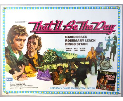 20 British Quad film posters including The Untouchables, That'll Be The Day, The Gauntlet, The Thief Who Came To Dinner, The 