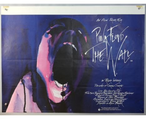 Pink Floyd The Wall (1982) British Quad film poster, designed by Gerald Scarfe, MGM, folded, 30 x 40 inches.   