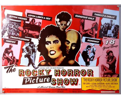 The Rocky Horror Picture Show - Plate Strike Reissue British Quad film poster, rolled, 30 x 40 inches.   