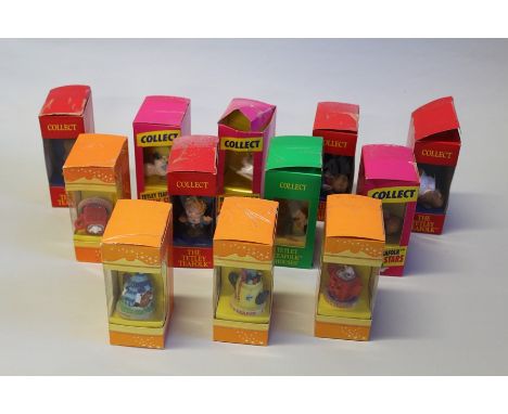 Collection of boxed Tetley Tea Folk figurines, together with a mixed lot of ceramics and a novelty clock, (Qty)(Qty)