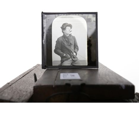 EARLY 20TH CENTURY MAGIC LANTERN by Midland Camera Co. Ltd, Birmingham, the front bearing plaque with maker's name, 71cm x 55